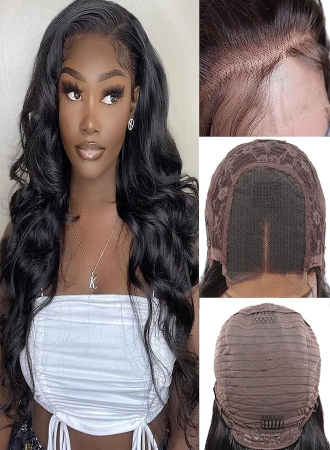 New You NewYou 28 Inch Body Wave Glueless Wigs Human Hair 4x4 Lace Closure Wigs 200 Density Lace Front Wigs Human Hair for Women - Image 4